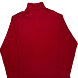 Estate Rib Polo By Ralph Lauren 1/4 Zip - XL Red Cotton