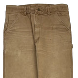 Carhartt Carpenter Trousers - 34W 31L Brown Cotton