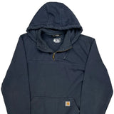 Defender Carhartt Hoodie - Large Navy Cotton