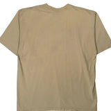 Southpole Graphic T-Shirt - Large Beige Cotton