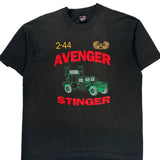 Air Defence Artillery Fruit Of The Loom Graphic T-Shirt - XL Black Cotton Blend