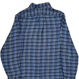 Ralph Lauren Checked Shirt - Large Blue Linen