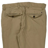 Tommy Hilfiger Slim Fit Chinos - 32W 32L Beige Cotton
