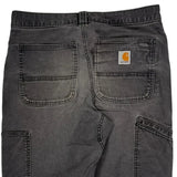 Carhartt Double Knee Carpenter Trousers - 34W 30L Grey Cotton