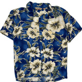 Sunny Island Floral Hawaiian Shirt - Small Multicoloured Viscose