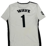 Wave Adidas Football Jersey - Large Black Polyester