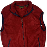 Timberland Vest - Large Red Polyester