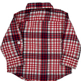 Age 3-6 Months Tommy Hilfiger Checked Shirt - 3XS Blue Cotton