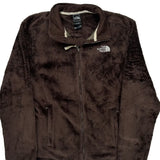 The North Face Fleece Jacket - Large Brown Polyester