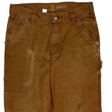 Carhartt Carpenter Trousers - 30W 30L Brown Cotton