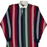 Unbranded Striped Rugby Shirt - Large Multicoloured Cotton
