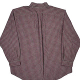 Ralph Lauren Checked Shirt - 2XL Burgundy Cotton