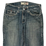 Laguna Beach Studded Jeans - 34W 33L Blue Cotton