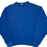 Blank Tultex Sweatshirt - Large Blue Cotton