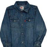 Age 4 Levis Denim Shirt - XS Blue Denim