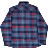 Dickies Checked Flannel Shirt - XL Blue Cotton