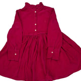 Age 4 Ralph Lauren Dress - XS Red Cotton