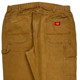 Dickies Carpenter Trousers - 37W 31L Brown Cotton