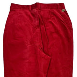 Lacoste Cord Pants - 30″ Waist Red Corduroy