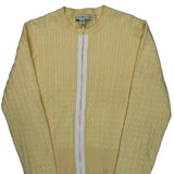 Tommy Hilfiger Cardigan - XL Yellow Cotton