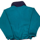 Made In USA Columbia Fleece Jacket - Large Blue Polyester