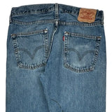 Levis Jeans - 32W 36L Blue Cotton