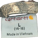 Age 12 Carhartt Camo Jacket - Large Camo Cotton