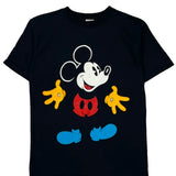 Mickey & Co. Single Stitch T-Shirt - Large Black Cotton