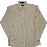 Tommy Hilfiger Striped Shirt - Medium Beige Cotton