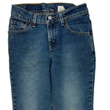 517 Levis Boot Cut Jeans - 25W UK 6 Blue Cotton