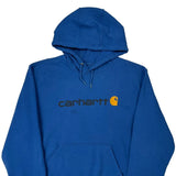 Carhartt Hoodie - XL Blue Cotton