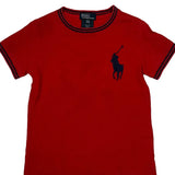 Age 4 Polo By Ralph Lauren T-Shirt - XS Red Cotton