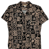Blue Hawaii Hawaiian Shirt - Medium Beige Cotton