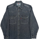Levis Denim Shirt - Medium Gray Denim