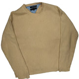 Tommy Hilfiger Sweater - Large Beige Cotton
