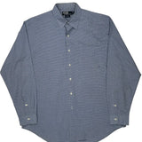 Marlowe Polo By Ralph Lauren Checked Shirt - Large Blue Cotton