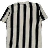 Guess Striped T-Shirt - Small Black & White Cotton