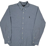 Ralph Lauren Checked Shirt - Large Blue Cotton