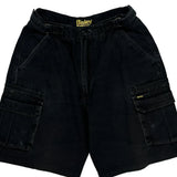 Bisley Cargo Shorts - 26W 9L Black Cotton
