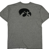 Iowa Hawkeyes Football Nike T-Shirt - Medium Grey Cotton