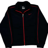 Age 7 Nike Track Jacket - Medium Black Polyester