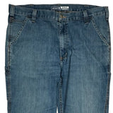 Carhartt Carpenter Pants - 38W 36L Blue Cotton