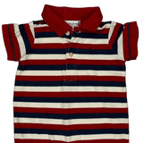 Age 3 Months Ralph Lauren Striped Playsuit - 4XS Blue Cotton