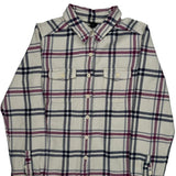 Patagonia Checked Flannel Shirt - XS Blue Cotton