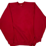 Gildan Blank Sweatshirt - Large Red Cotton