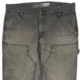 Carhartt Double Knee Carpenter Trousers - 36W 32L Grey Cotton