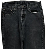 501 Levis Jeans - 32W 29L Black Cotton