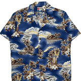 Hilo Hattie Floral Hawaiian Shirt - Large Multicoloured Cotton