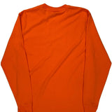 Loose Fit Carhartt Long Sleeve T-Shirt - Small Orange Cotton