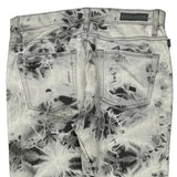 Rock Republic Tie-Dye Jeans - 33W US 10 Black & White Cotton